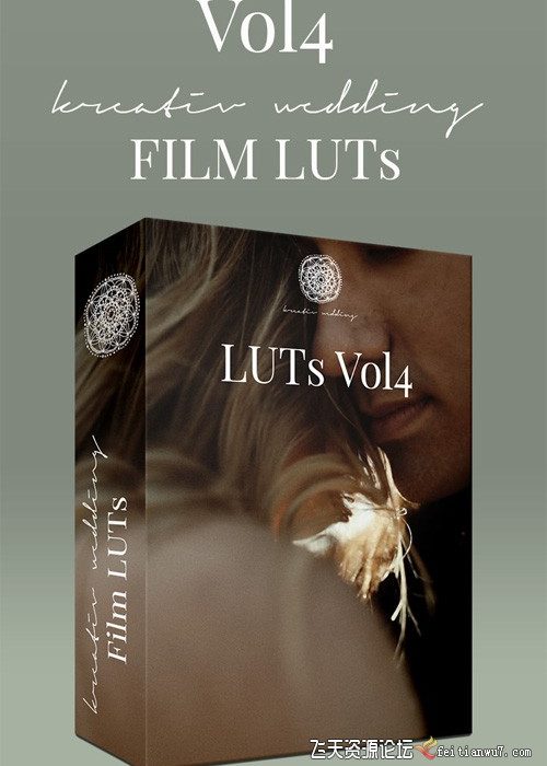高端婚礼视频调色LUTs预设-Kreativ Wedding LUTs Vol4 (Win/Mac)