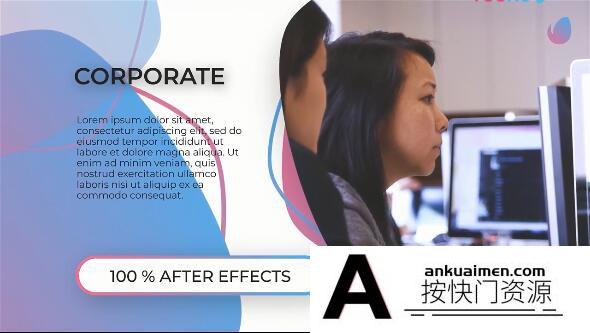 [栏目包装]清新简洁商务公司栏目包装AE模板- Cinematic Corporate Promo