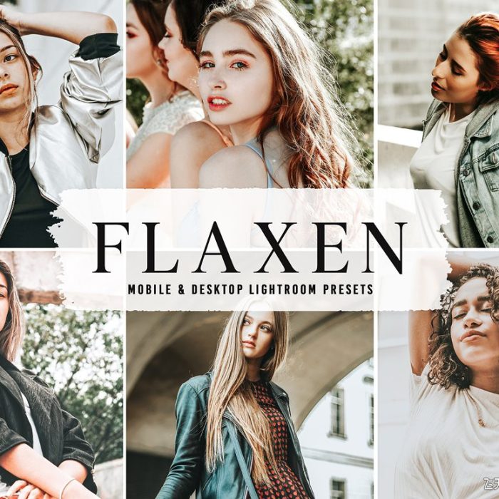 [人像LR预设]亚麻色时尚人像后期调色Lightroom预设 Flaxen Pro Lightroom Presets