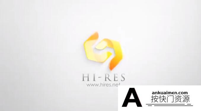 [logo模板]弹跳感三维AE模板-Logo动画 Bouncing 3D Logo Reveal