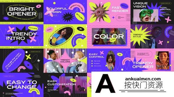 [开场片头]创意图片排版视频包装开场AE模板- Calliope Typography Fashion Opener