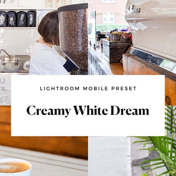 [风光LR预设]奶油乳白色室内摄影手机LR预设 Creamy White Mobile Lightroom Preset