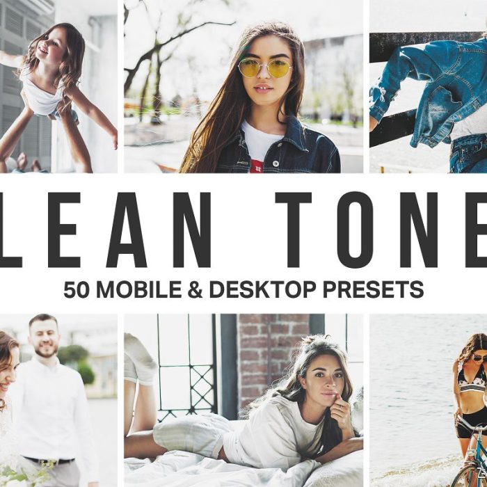 [胶片LR预设]旅拍电影胶片LR预设+3DLUT预设Clean Tones Lightroom Presets SparkleS