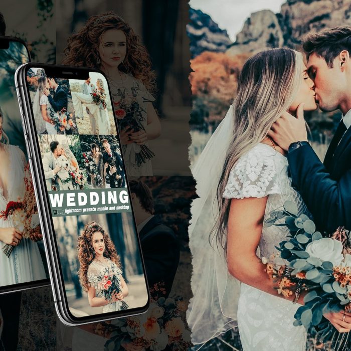 [婚礼LR预设]复古电影胶片婚礼人像Lightroom预设 Wedding Lightroom Presets