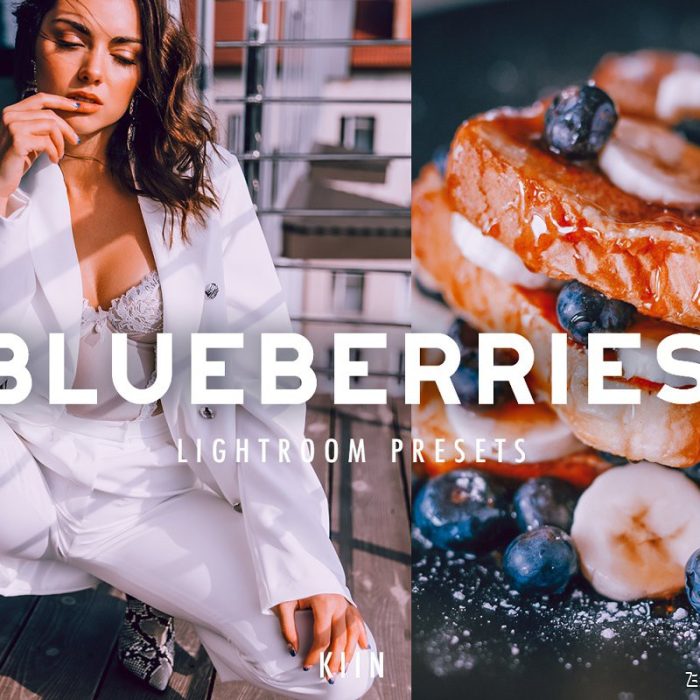 [人像LR预设]INS蓝莓之夜人像Lightroom预设/APP预设 BLUEBERRIES LIGHTROOM PRESETS