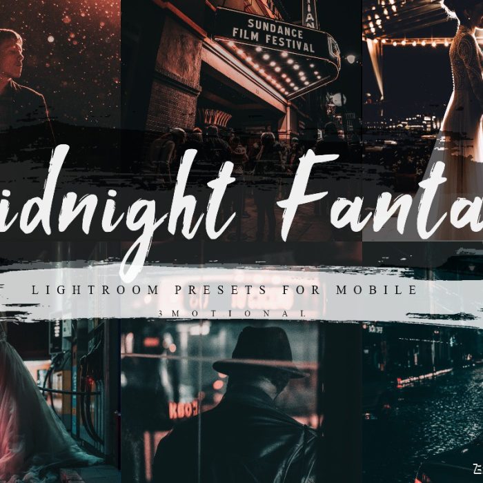 [胶片LR预设]午夜梦幻电影胶片LR预设/手机LR预设Midnight Fantasy Lightroom