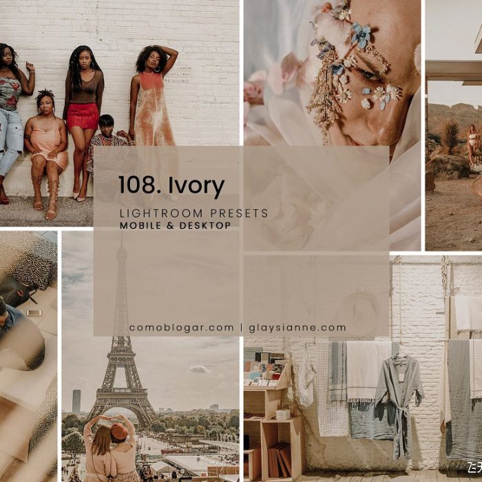 [旅拍LR预设]旅拍风光人像象牙胶片色调Lightroom预设APP预设 Ivory Presets