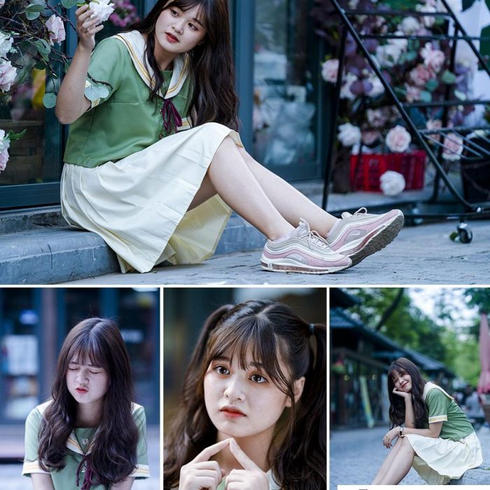[时尚人像RAW原图]10张甜美美少女街拍人像RAW原图,人像修图练习RAW素材