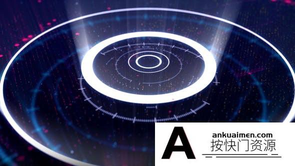 [logo模板]科技感Logo动画AE模板- Hi-Tech Logo Reveal