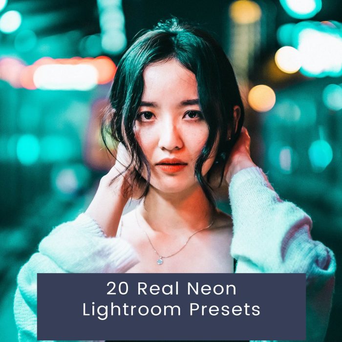 [人像LR预设]20个真正的霓虹灯人像Lightroom预设20 Real Neon Lightroom Presets
