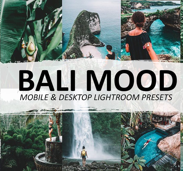 [旅拍LR预设]巴厘岛旅拍森系电影色调Lightroom预设/移动APP预设 Bali Mood Lightroom Preset
