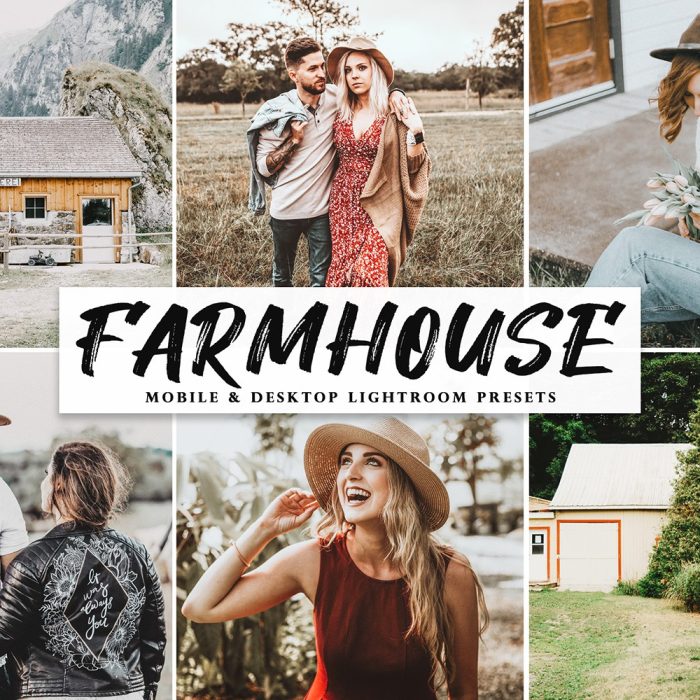 [胶片LR预设]乡村电影胶片人像Lightroom预设/APP预设Farmhouse Lightroom Presets