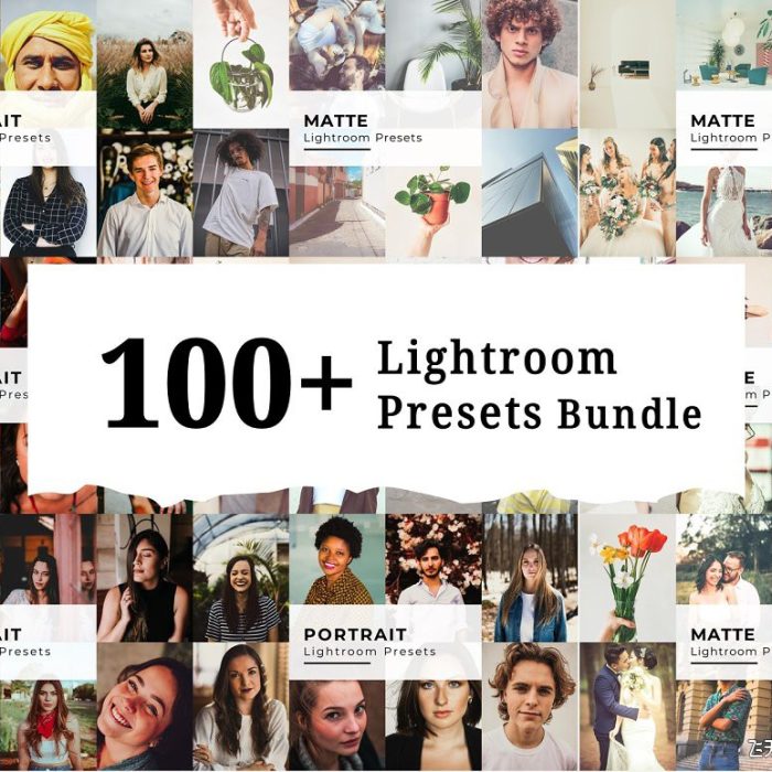 [人像LR预设]100个旅拍人像摄影后期调色Lightroom预设 100+ Lightroom Presets