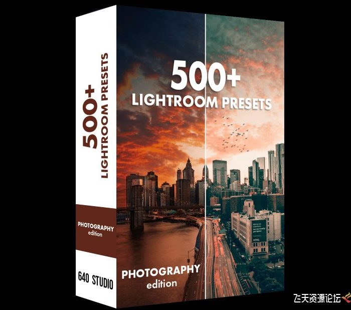 [胶片LR预设]640studio-500多个摄影胶片Lightroom预设 500+ Photography Presets Pack