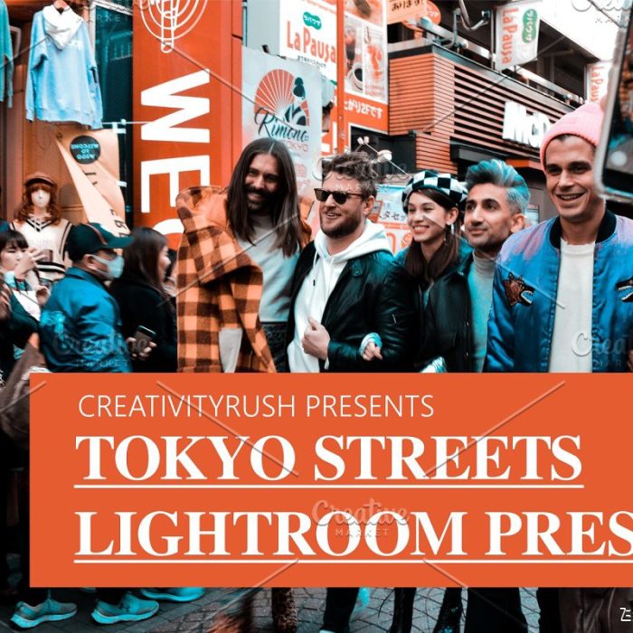 [旅拍LR预设]东京城市街道旅拍LR预设/移动APP预设 Tokyo Streets Lightoom Presets