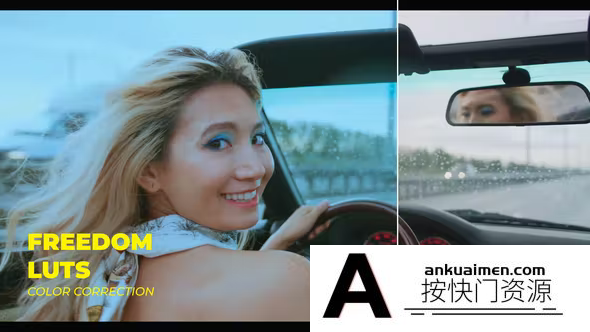 10个自由色彩电影视频调色LUT预设 LUTs Freedom