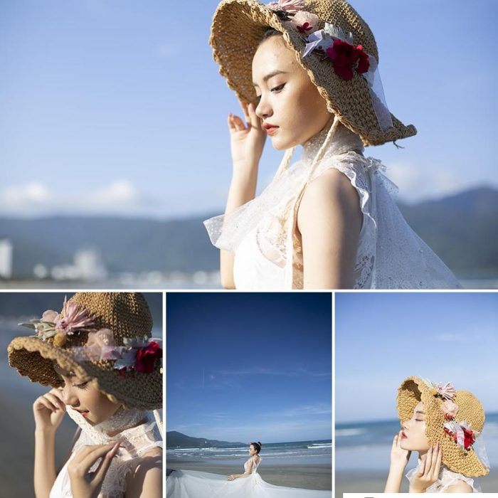[婚纱情侣RAW原图]海景婚礼写真人像摄影RAW原片12P 后期修图练习RAW素材