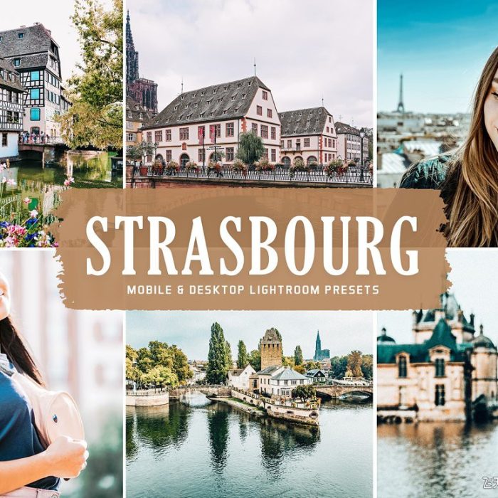 [旅拍LR预设]史特拉斯堡旅拍电影色调Lightroom预设/APP预设 Strasbourg Pro Lightroom Presets