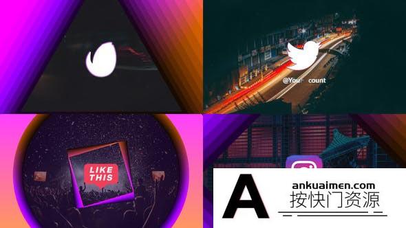 [Premiere模板]PR模板4K时赛博朋克风格标志片头模板 Cyberpunk Logo || Premiere Pro