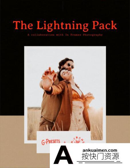 [人像LR预设]G-Presets – 温暖胶片人像LR预设包 G-Presets x In Frames – The Lightning Pack