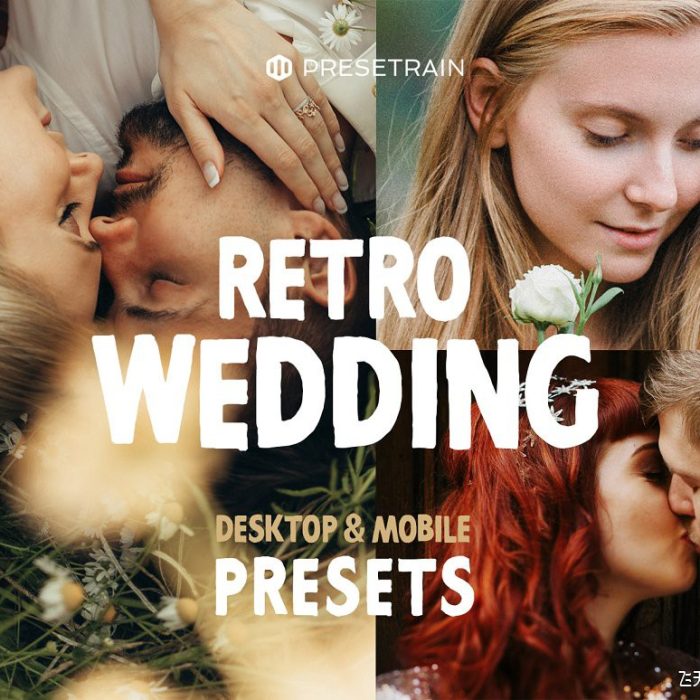 [婚礼LR预设]复古婚礼Lightroom预设及手机lr预设 Retro Wedding Lightroom Presets