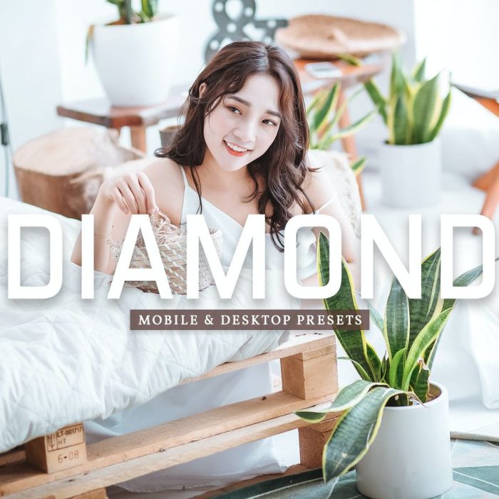[人像LR预设]清新通透明亮人像后期调色Lightroom预设 Diamond Lightroom Presets