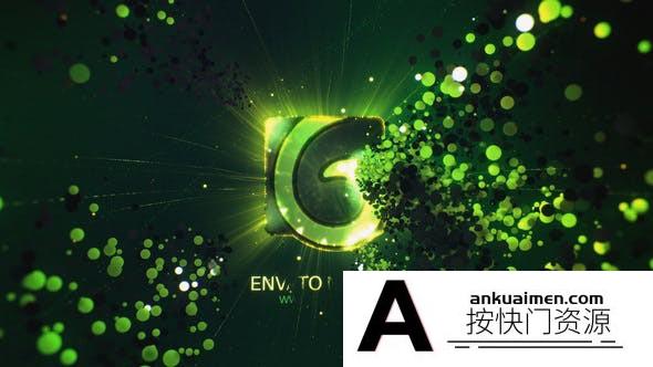 [logo模板]粒子线条Logo模板AE模板- Digital Particular Logo