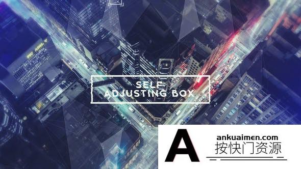 [创意特效]科技感点线背景撕裂图片视频片头AE模板- Plexus Slideshow