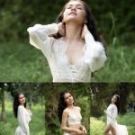 [时尚人像RAW原图]10张森系美女写真人像摄影未修RAW原图素材,CR2格式