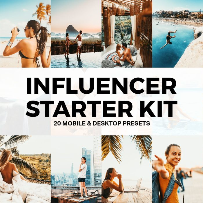 [旅拍LR预设]旅行者旅拍电影胶片LR预设/LUT预设 Travel Influencer Starter Kit