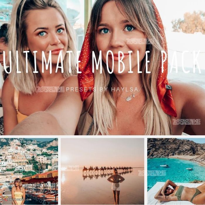 [手机版lr预设]网红摄影师Haylsa旅行人像移动手机版Lightroom预设Mobile Presets