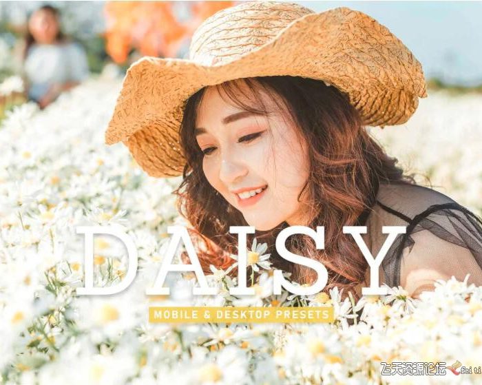 [人像LR预设]明亮通透外拍胶片人像后期调色Lightroom预设 Daisy Pro Lightroom Presets