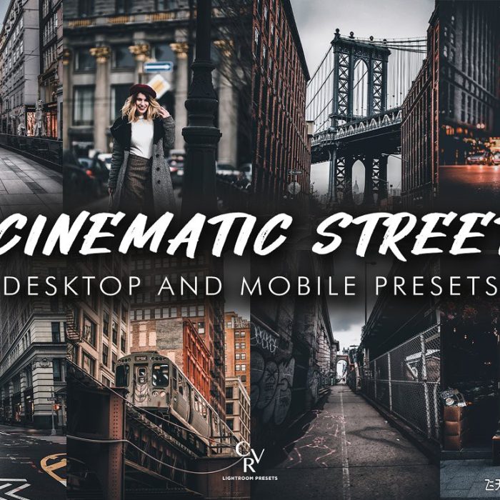 [风光LR预设]城市街头电影风光后期调色Lightroom预设 Cinematic Lightroom Presets