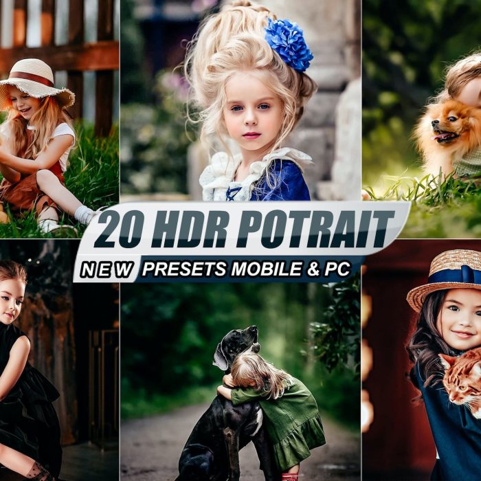 [新生儿童预设]20个儿童摄影HDR效果Lightroom预设 HDR lightroom Presets