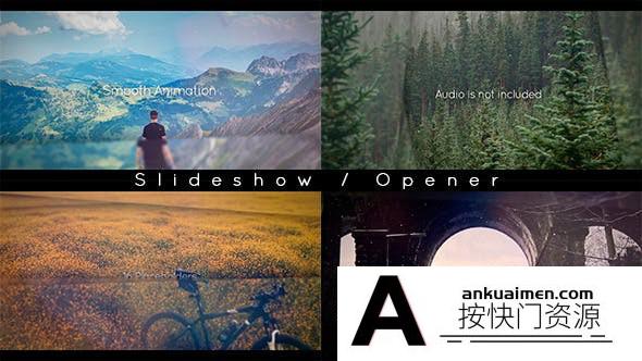 [三维AE模板]三维视差图片展示开场AE模板- Pure Inspiration