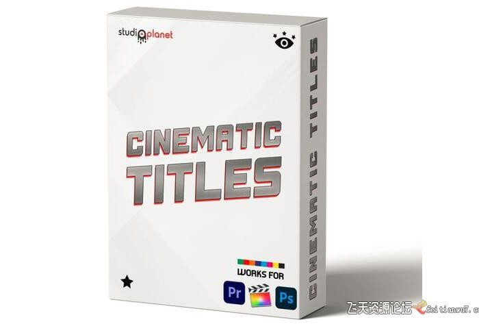 [Premiere预设]PR预设-社交网络文字标题字幕条PR预设 StudiosPlanet – Cinematic Titles