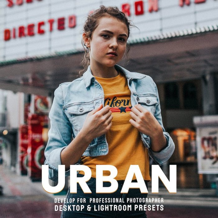 [人像LR预设]城市街拍人像Lightroom预设 Urban – Desktop and Mobile Presets