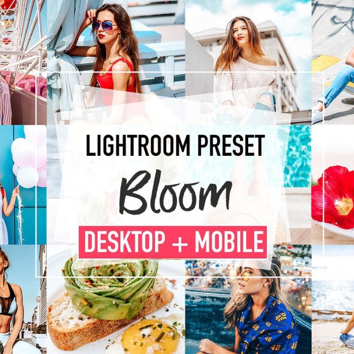 [旅拍LR预设]清晰通透色彩增强旅拍人像Lightroom预设+手机版lr预设 BLOOM LR