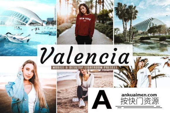 [旅拍LR预设]瓦伦西亚旅拍巧克力自然色调LR预设Valencia Pro Lightroom Presets