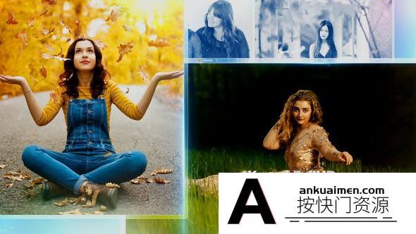 [相册AE模板]清新照片相册展示片头AE模板- Photo Slideshow Lovely Slides