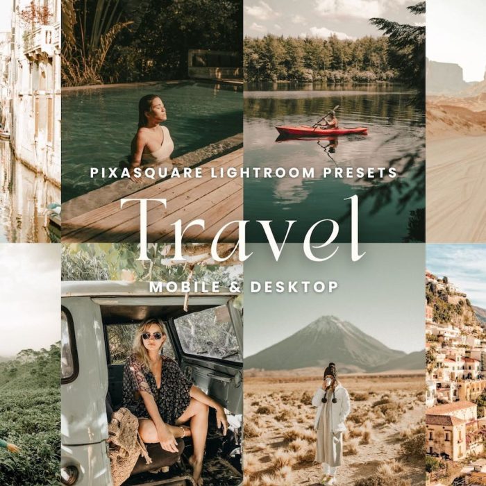 [旅拍LR预设]旅拍电影美学Lightroom预设 Aesthetic Travel Lightroom Presets
