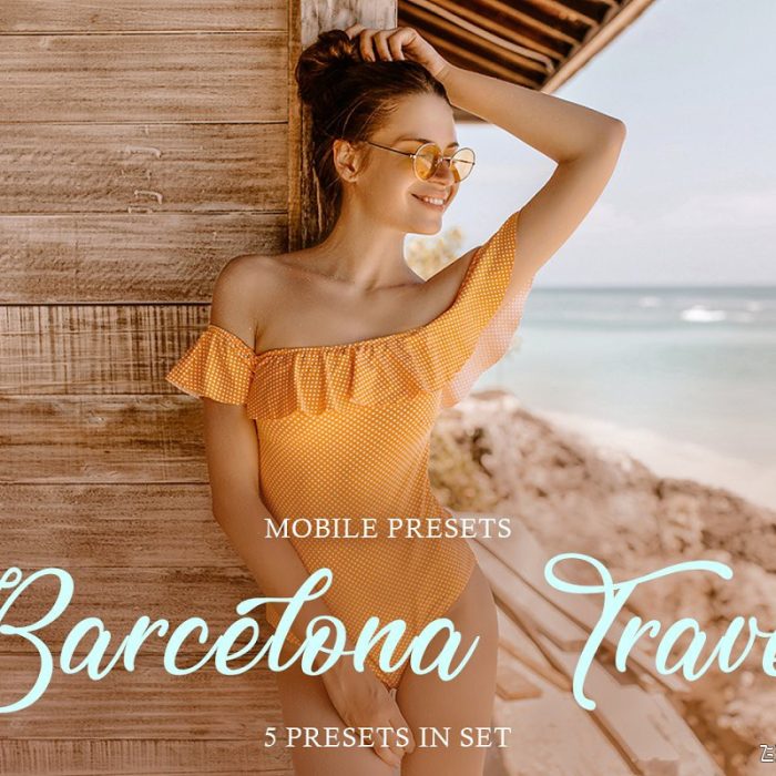 [手机版lr预设]巴塞罗那旅拍通透暖色手机版LR预设Barcelona Travel Mobile Presets