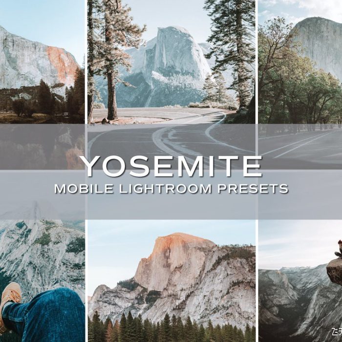 [风光LR预设]旅拍风光电影胶片色调Lightroom预设/手机APP滤镜 Yosemite Lightroom Presets