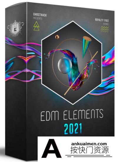 [音效素材]音效大全-500+EDM打击循环音效和血清预设 Ghosthack EDM Elements 2021