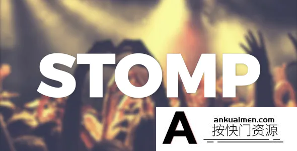 [开场片头]文字图片快闪片头AE模板- Stomp Opener