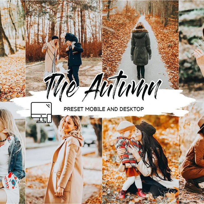 [人像LR预设]暖色调深秋家庭人像PS/LR预设+APP预设 THE AUTUMN LIGHTROOM PRESETS