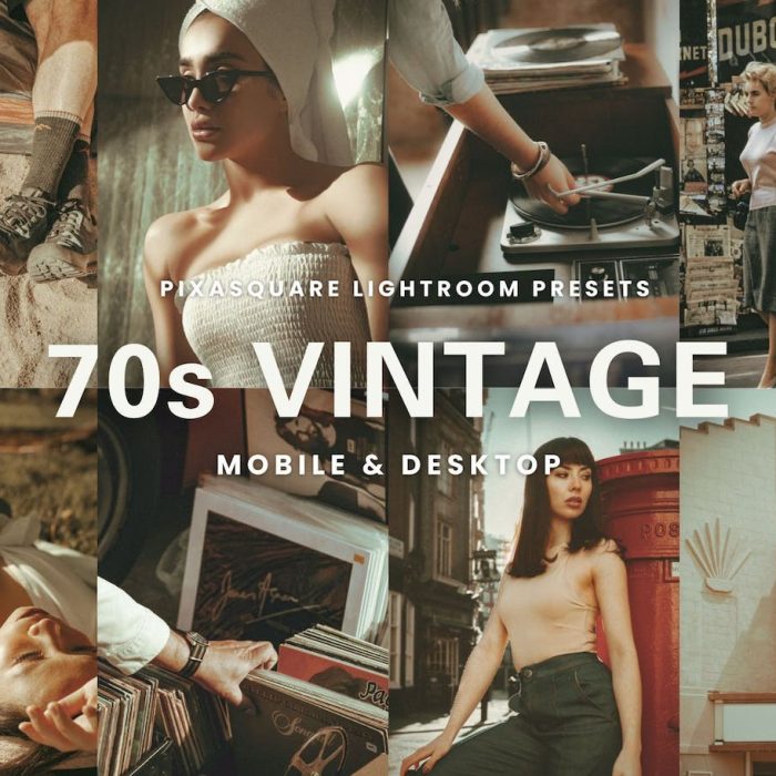 [胶片LR预设]70年代复古人像胶片Lightroom预设 70s Vintage Lightroom Presets