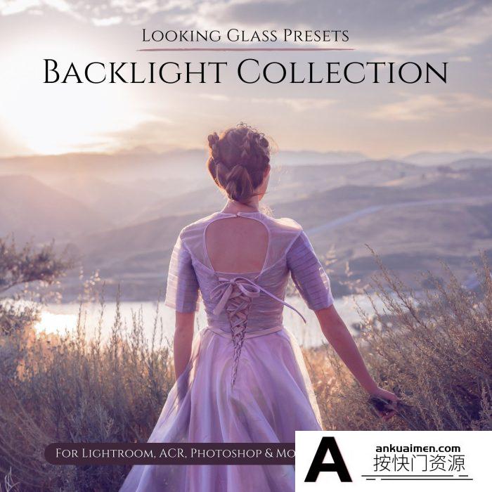 [人像LR预设]人像和风光色彩校正调色LR预设 JD Looking Glass Presets: Backlight