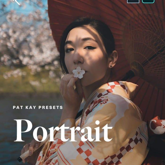 [日系LR预设]Pat Kay网红INS日系人像后期调色L预设+移动APP滤镜 Pat Kay-Portrait Presets