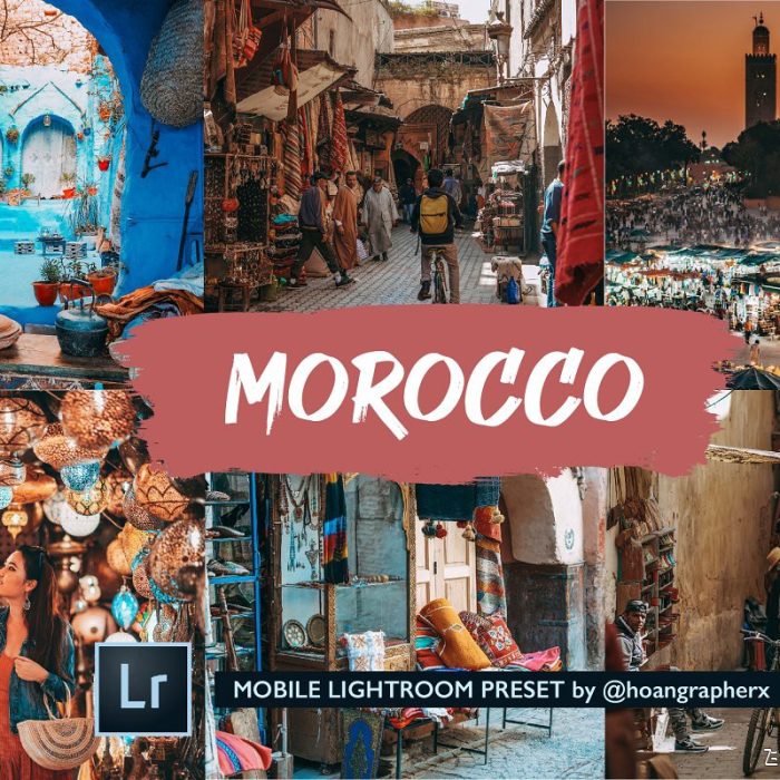 [手机版lr预设]摩洛哥旅拍干净通透手机版APPLR预设 MOROCCO COLLECTION
